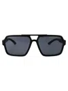 Prada Black Pilot Sunglasses In Black