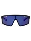 Prada Linea Rossa Matte Black Injectate Sunglasses In Black