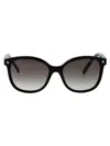 Prada Black Acetate Sunglasses In Black