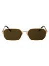 Prada 0pr A51s Sunglasses In Gold