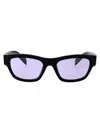 Prada Nero Acetate Sunglasses In Purple