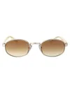 Prada Argento Steel Sunglasses In Brown
