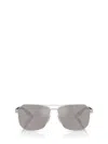 Prada Eyewear Aviator Sunglasses In Gray
