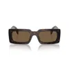 Prada Rectangle-frame Sunglasses In Black