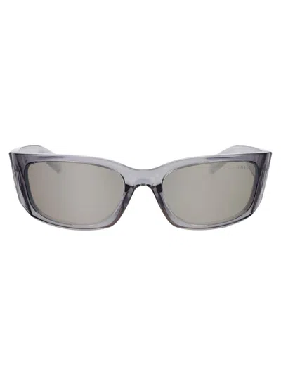 Prada Sunglasses In 12r2b0 Transparent Grey