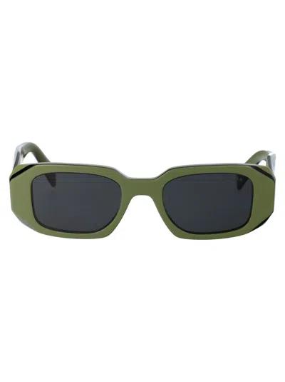 Prada Sunglasses In 13n5s0 Sage/black
