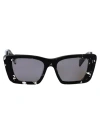Prada 0pr 08ys Sunglasses In 15s5z1 Black Crystal Tortoise