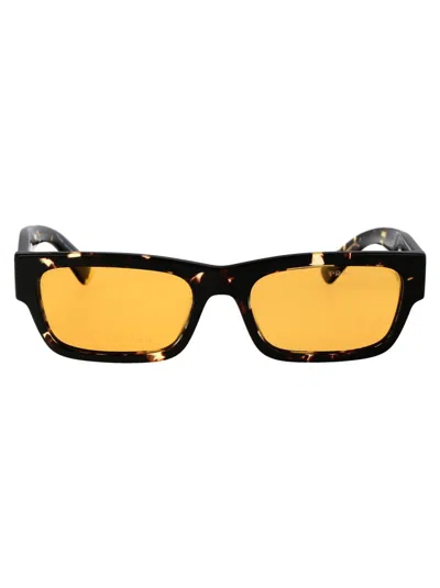 Prada Sunglasses In 16o20c Havana Black/yellow