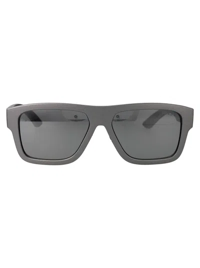 Prada Sunglasses In 16x7w1 Grey Metal
