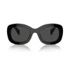 Prada Womens Black Pr A13s Butterfly-frame Acetate Sunglasses In 1ab5s0