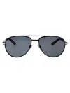 Prada Sonnenbrille Mit Ikonischer Plakette Aus Metall In 1bo5z1 Matte Black