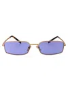 Prada 0pr A60s Sunglasses In 7oe01o Brass