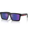 Prada Linea Rossa Man Sunglass Ps A07s In Black