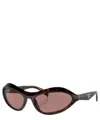 Prada Pr A20s Root Tortoise Sunglasses In Crl