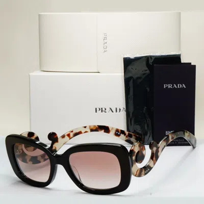 Pre-owned Prada Sunglasses Baroque Swirl Brown Marble Gradient Pr27os-a Spr 27o-a Uao-4o0