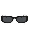 Prada Acetate Rectangle Pr14ys Sunglasses In Black