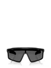 Prada Ps A03s 141mm Rectangular Sunglasses In Black