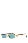 Prada Pr B54s 5ak40k Oro Sunglasses In Gold