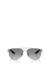 Prada Eyewear Aviator Sunglasses In Gray