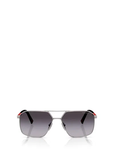 Prada Linea Rossa Ps A50s 5av09u Gunmetal Sunglasses In Multi