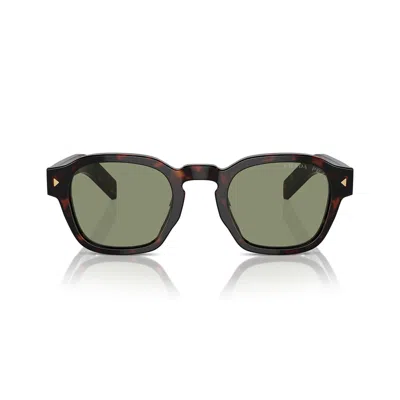 Prada Sunglasses In Marrone/verde
