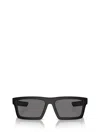 Prada Linea Rossa 55mm Rectangular Sunglasses In Matte Black