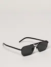 Prada Rectangular Men's Sunglasses, Pr 58ys