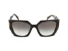 Prada Womens Black Pr 15ws Cat-eye Frame Acetate Sunglasses In Black