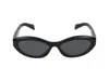 Prada Dark Grey Cat Eye Ladies Sunglasses Pr 26zs 16k08z 55 In Black