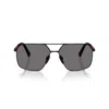 Prada Linea Rossa Ps A50s 1bo02g Nero Polarized Sunglasses In Nero/grigio