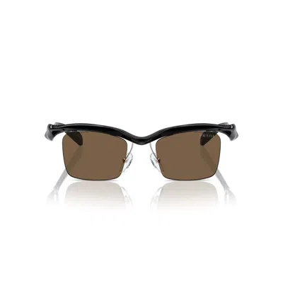 Prada Sunglasses In Nero/marrone