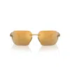 Prada Runway Sunglasses In Oro/marrone