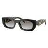 Prada Grey Gradient Rectangular Ladies Sunglasses Pr B05s 3890a7 53 In Black