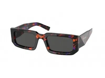 Pre-owned Prada Sunglasses Pr 06ys 06v5s0 Patterned Dark Gray Man