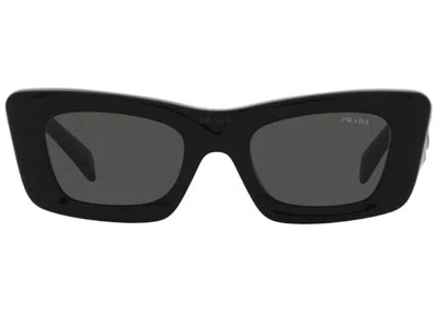 Pre-owned Prada Sunglasses Pr 13z52) In Black/dark Grey (pr 13z/1ab5s0