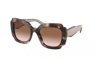 Pre-owned Prada Sunglasses Pr 16ys 01r0a6 Havana Brown