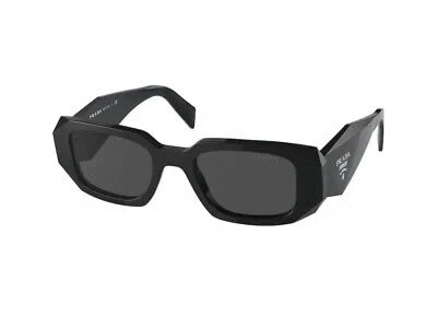 Pre-owned Prada Sunglasses Pr 17ws 1ab5s0 Black Grey Woman In Grey