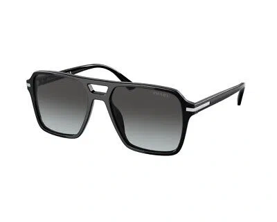 Pre-owned Prada Sunglasses Pr 20ys 1ab06t Black Grey Man In Gray