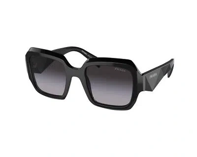Pre-owned Prada Sunglasses Pr 28zs 16k90a Black Grey Woman