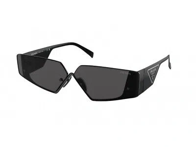 Pre-owned Prada Sunglasses Pr 58zs 1ab06l Black Dark Gray Man