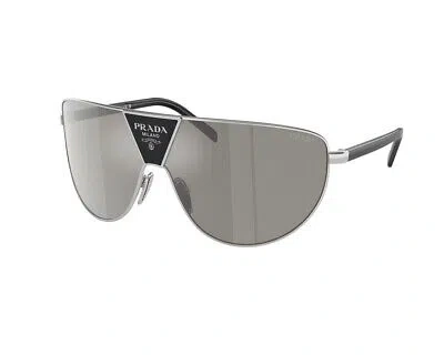 Pre-owned Prada Sunglasses Pr 69zs 1bc2b0 Silver Grey Man In Gray