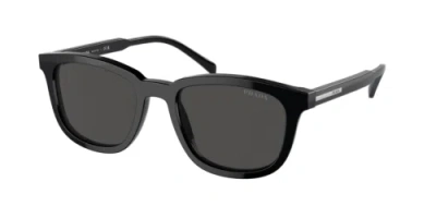 Pre-owned Prada Sunglasses Pr A21s 16k08z Black Grey Man In Gray