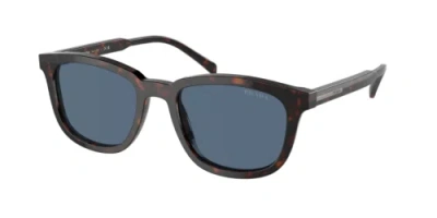 Pre-owned Prada Sunglasses Pr A21s 17n06a Havana Blue Man