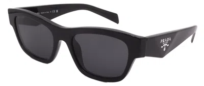Prada Sunglasses Pr B09s-16k08z-54-19-145 Non-polarized In Brown