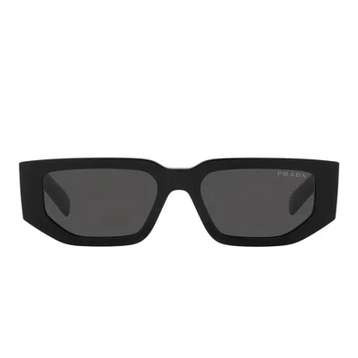 Prada Sunglasses Pr09 Zs 1 Ab5 S0 Black/dark Gray Unisex In White