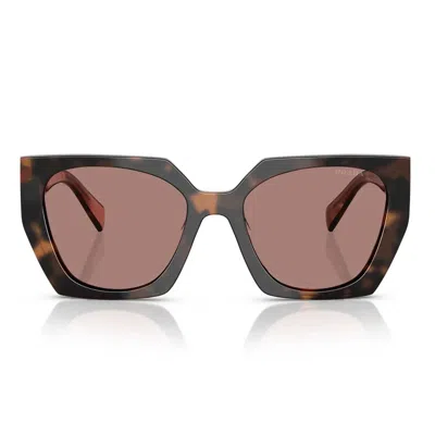 Prada Sunglasses Pr15 Ws 23 A60 B Mauve/light Brown Unisex