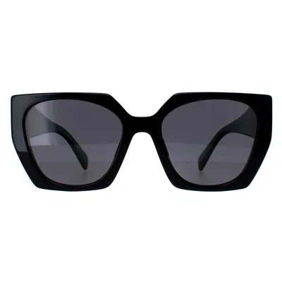 Pre-owned Prada Sunglasses Pr15ws 1ab5z1 Black Dark Gray Polarized