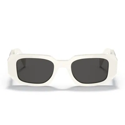 Prada Sunglasses Pr17 Ws 1425 S0 White/dark Gray Unisex