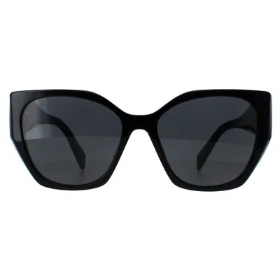 Pre-owned Prada Sunglasses Pr19zs 1ab5s0 Black Dark Gray