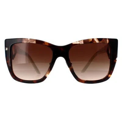 Pre-owned Prada Sunglasses Pr21ys 07r6s1 Caramel Tortoise And White Brown Gradient